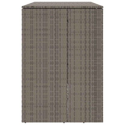 vidaXL Box Garbage Bin Box 2 pcs Grey 130 x 80 x 115 cm Polyethylene 6