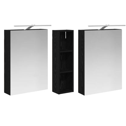 vidaXL Bathroom Cabinet Set 3 pcs 120 x 14.5 x 70 cm Engineered wood 5