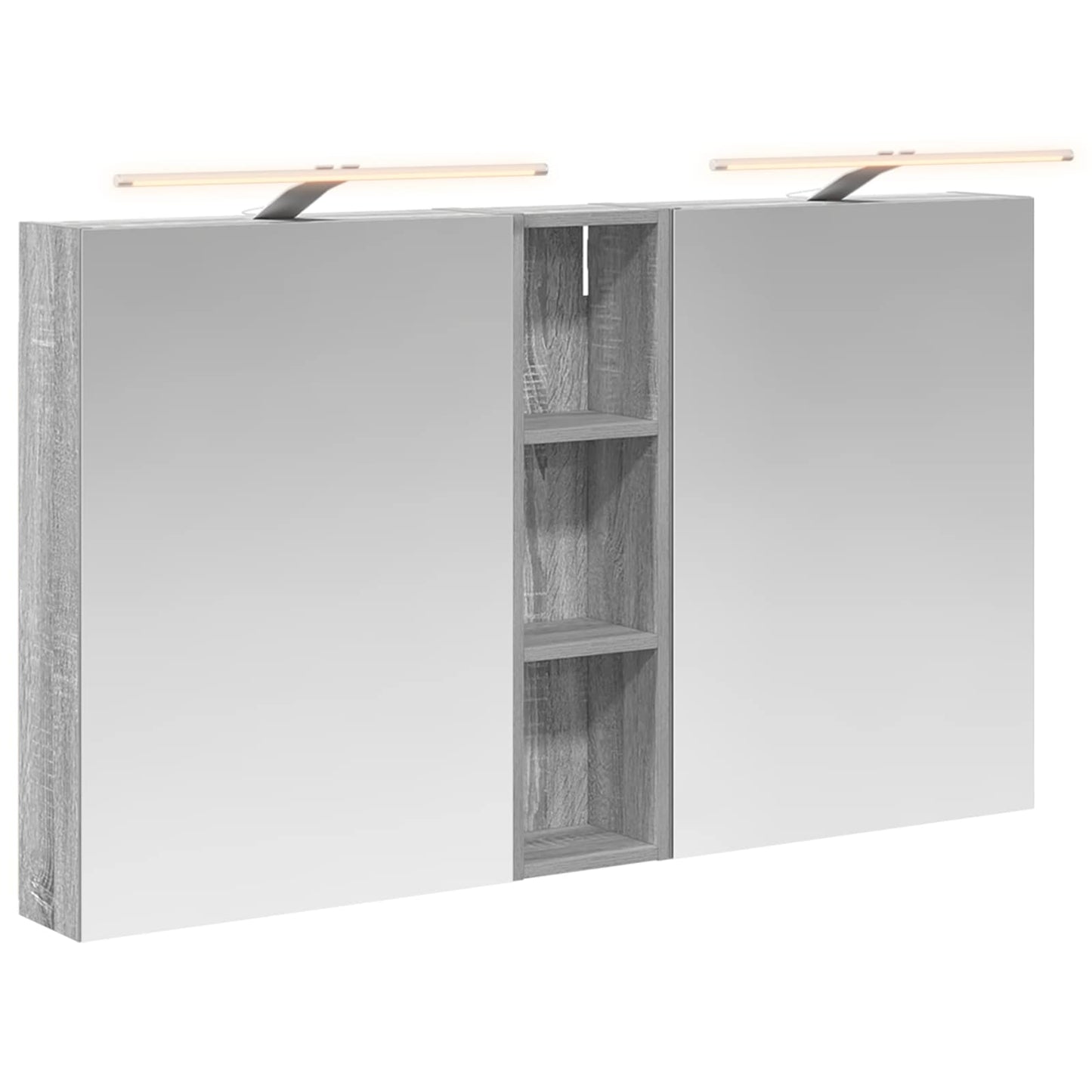 vidaXL Bathroom Cabinet Set 3 pcs 120 x 14.5 x 70 cm Engineered wood 2