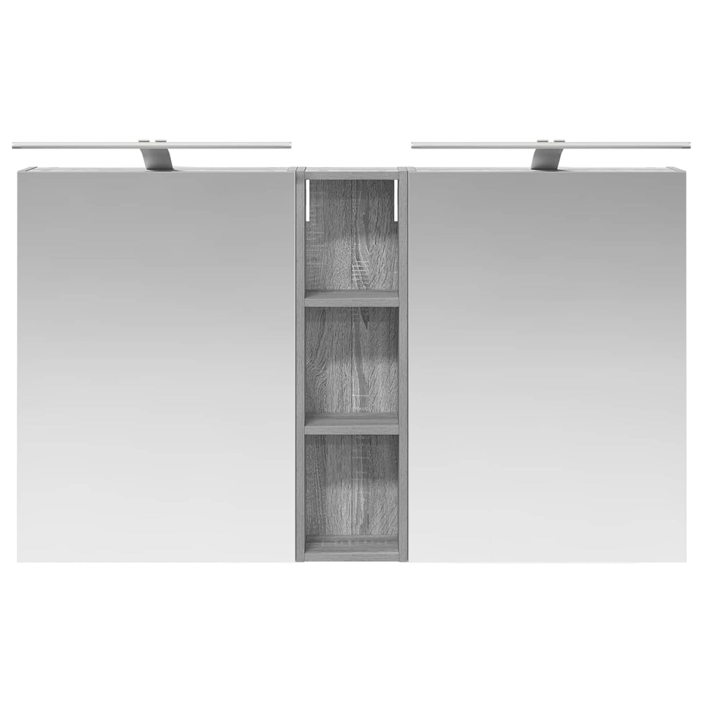 vidaXL Bathroom Cabinet Set 3 pcs 120 x 14.5 x 70 cm Engineered wood 6
