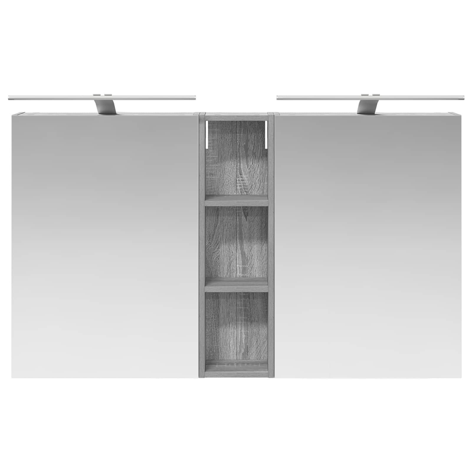 vidaXL Bathroom Cabinet Set 3 pcs 120 x 14.5 x 70 cm Engineered wood 6