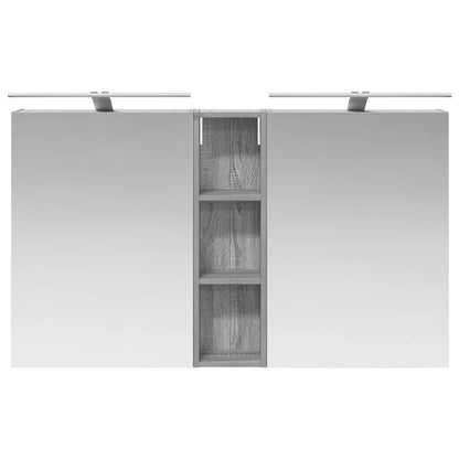 vidaXL Bathroom Cabinet Set 3 pcs 120 x 14.5 x 70 cm Engineered wood 6