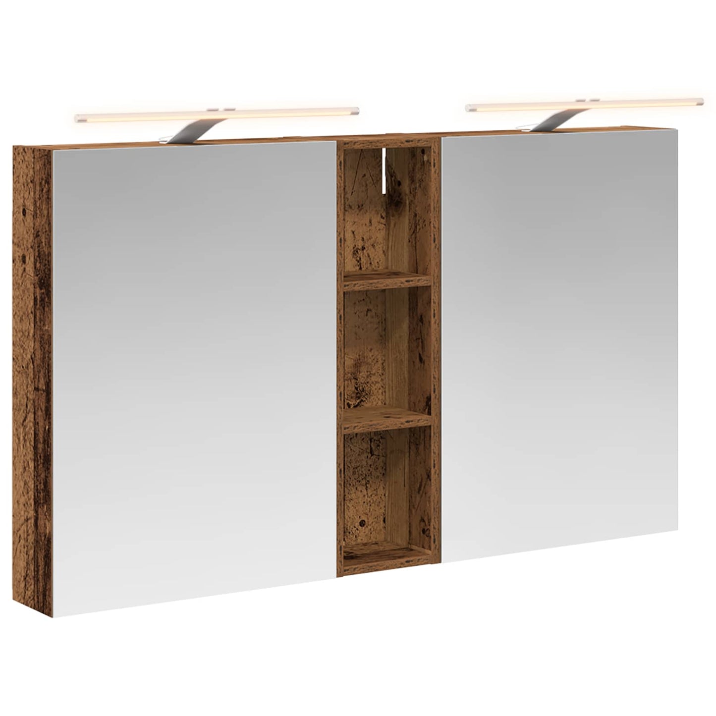 vidaXL Bathroom Cabinet Set 3 pcs 120 x 14.5 x 70 cm Engineered wood 2