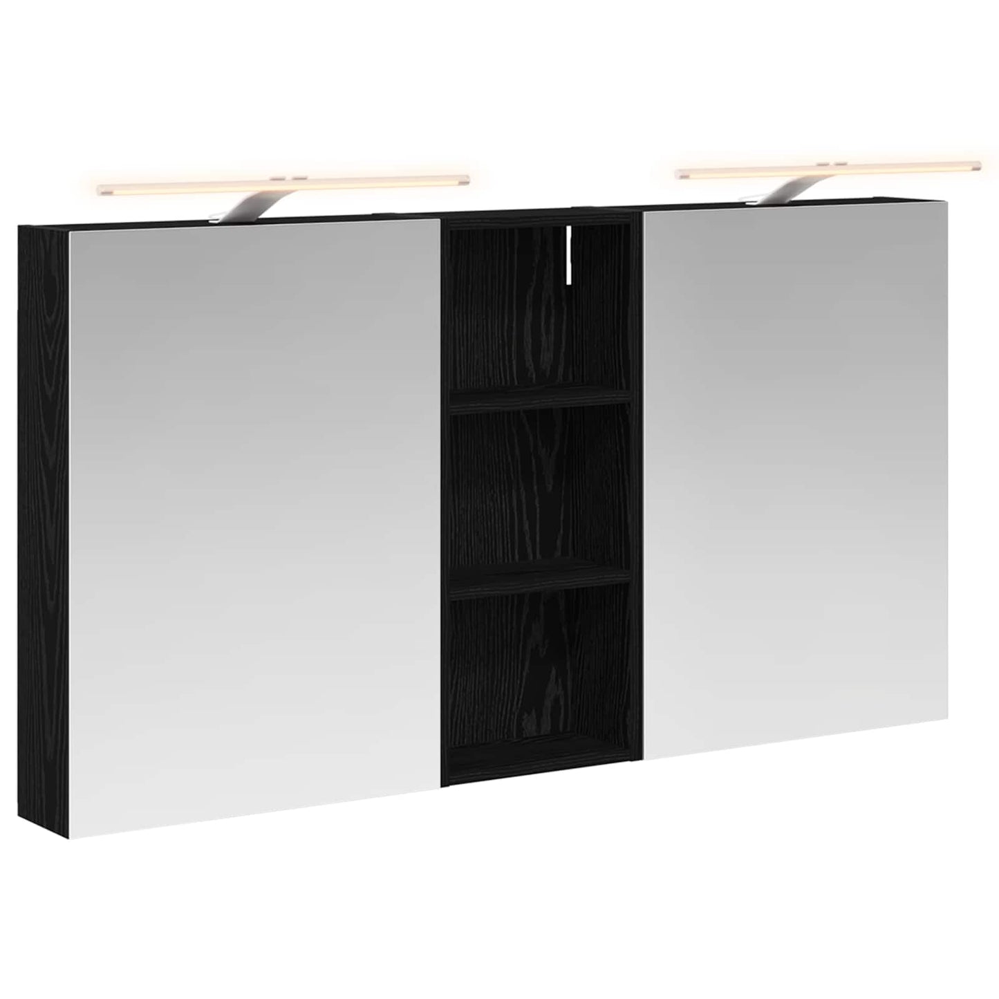 vidaXL Bathroom Cabinet Set 3 pcs 130 x 14.5 x 70 cm Engineered wood 2
