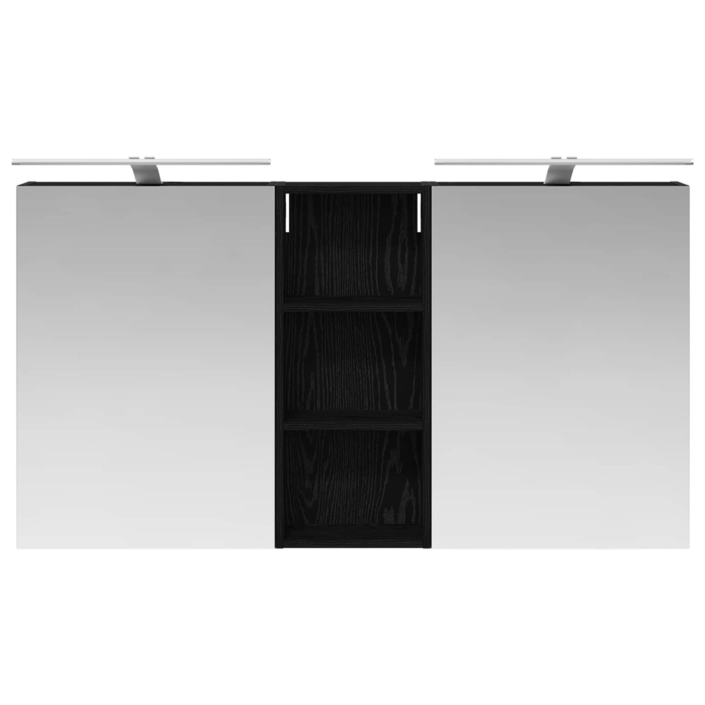 vidaXL Bathroom Cabinet Set 3 pcs 130 x 14.5 x 70 cm Engineered wood 6