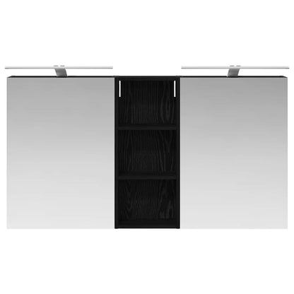 vidaXL Bathroom Cabinet Set 3 pcs 130 x 14.5 x 70 cm Engineered wood 6