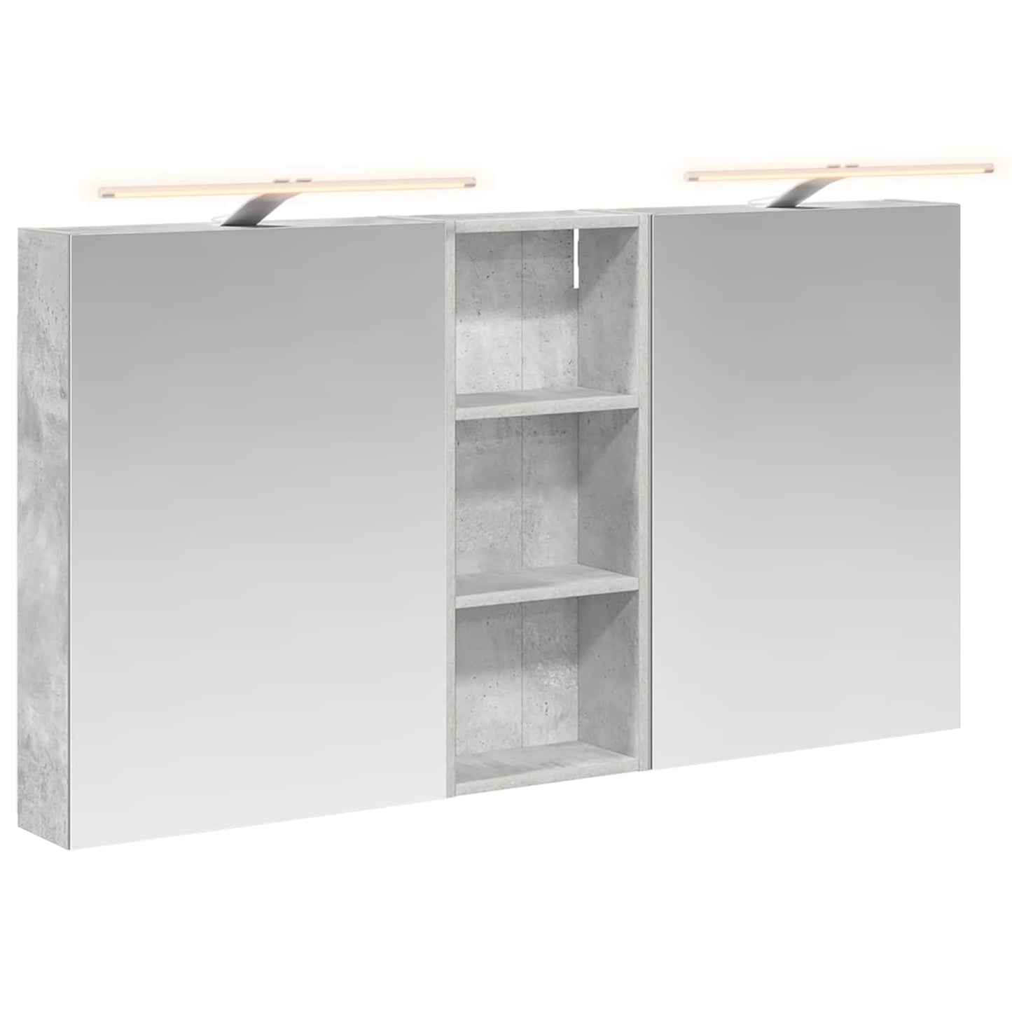vidaXL Bathroom Cabinet Set 3 pcs 130 x 14.5 x 70 cm Engineered wood 2