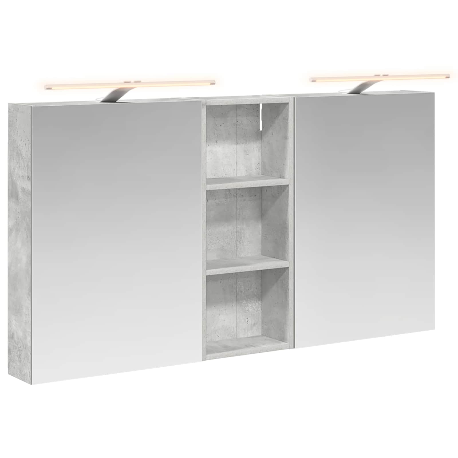 vidaXL Bathroom Cabinet Set 3 pcs 130 x 14.5 x 70 cm Engineered wood 2