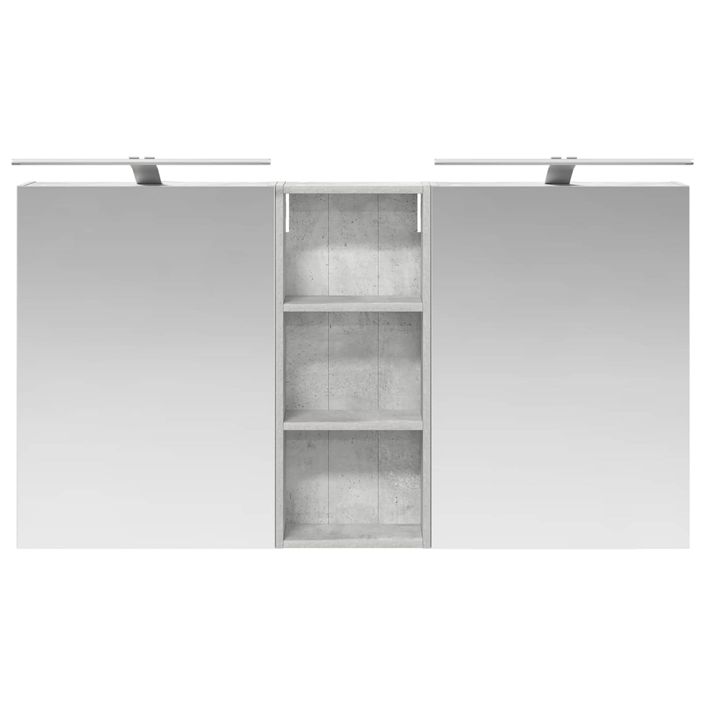 vidaXL Bathroom Cabinet Set 3 pcs 130 x 14.5 x 70 cm Engineered wood 6