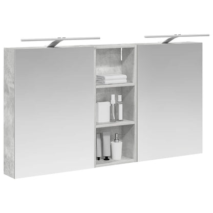 vidaXL Bathroom Cabinet Set 3 pcs 130 x 14.5 x 70 cm Engineered wood 3
