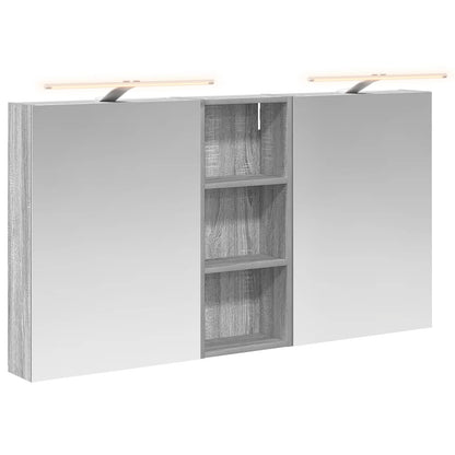 vidaXL Bathroom Cabinet Set 3 pcs 130 x 14.5 x 70 cm Engineered wood 2