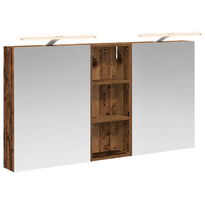 vidaXL Bathroom Cabinet Set 3 pcs 130 x 14.5 x 70 cm Engineered wood 2