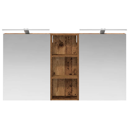 vidaXL Bathroom Cabinet Set 3 pcs 130 x 14.5 x 70 cm Engineered wood 6