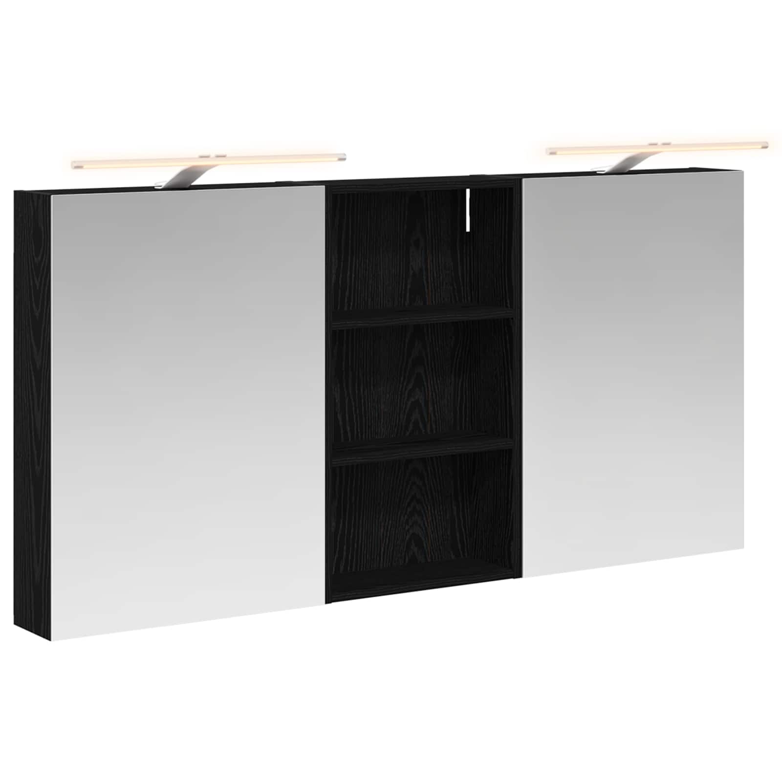 vidaXL Bathroom Cabinet Set 3 pcs 140 x 14.5 x 70 cm Engineered wood 2