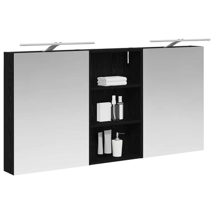 vidaXL Bathroom Cabinet Set 3 pcs 140 x 14.5 x 70 cm Engineered wood 3