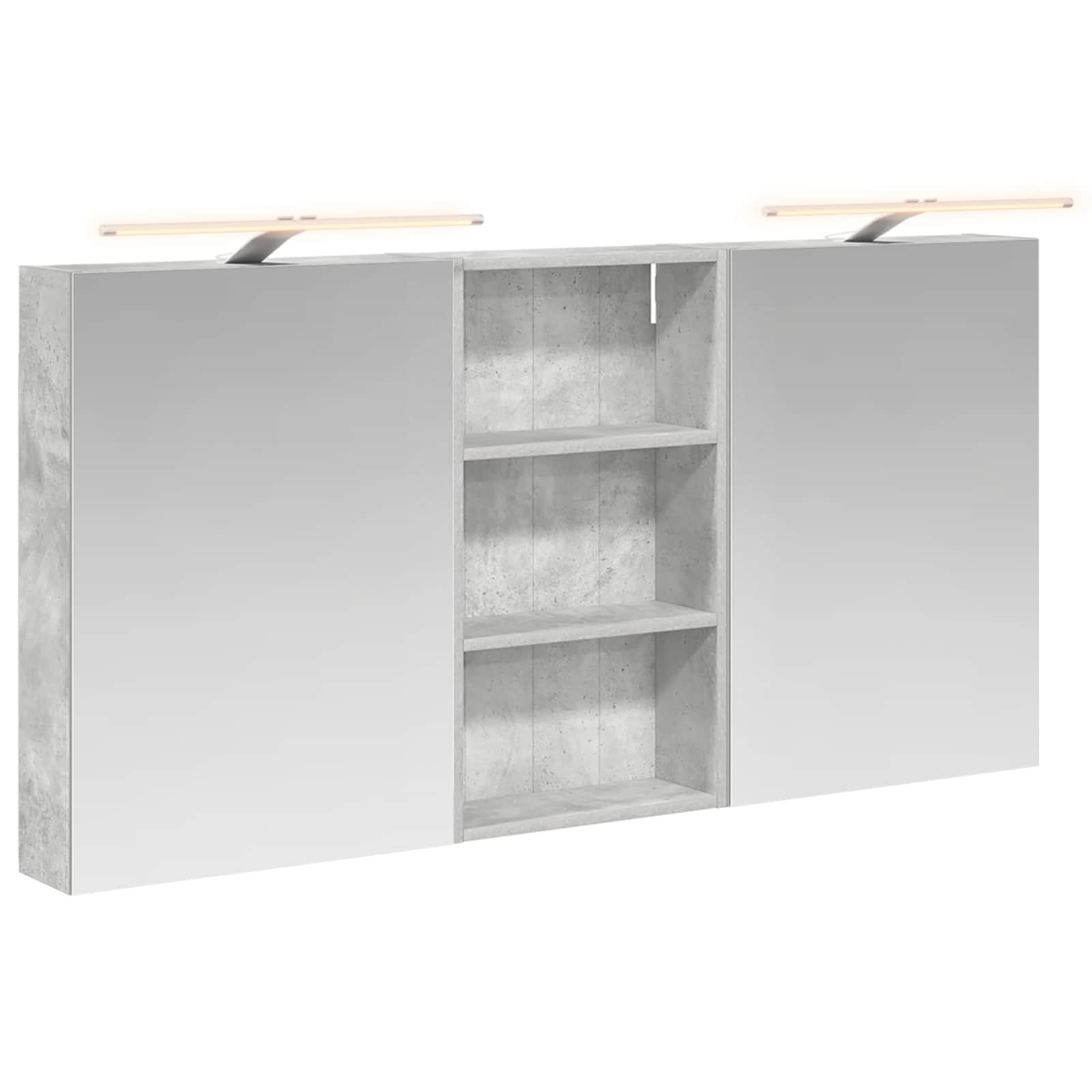 vidaXL Bathroom Cabinet Set 3 pcs 140 x 14.5 x 70 cm Engineered wood 2
