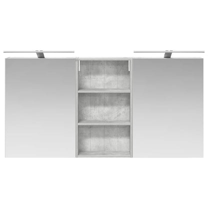 vidaXL Bathroom Cabinet Set 3 pcs 140 x 14.5 x 70 cm Engineered wood 6