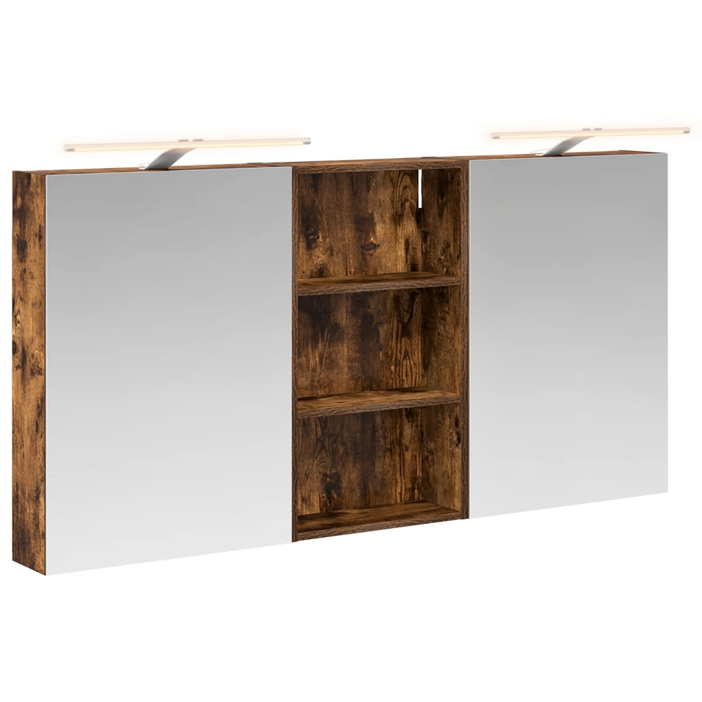 vidaXL Bathroom Cabinet Set 3 pcs 140 x 14.5 x 70 cm Engineered wood 2
