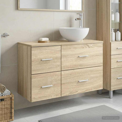 vidaXL Bathroom Cabinet Set 2 pcs 79.5 x 41 x 80 cm