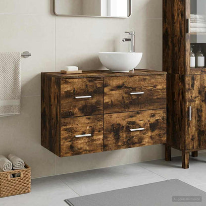 vidaXL Bathroom Cabinet Set 2 pcs 79.5 x 41 x 80 cm
