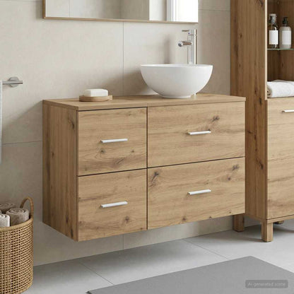 vidaXL Bathroom Cabinet Set 2 pcs 79.5 x 41 x 80 cm