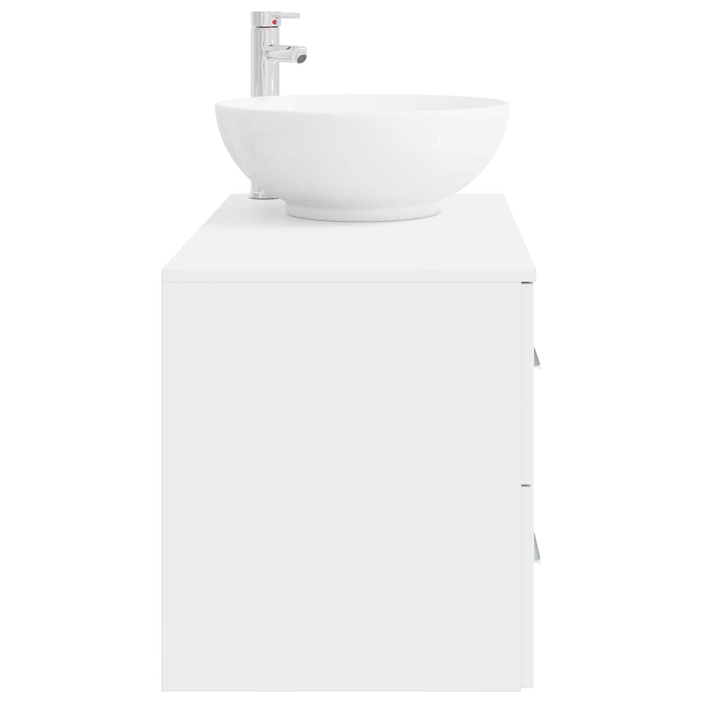 vidaXL Bathroom Furniture Set 2 pcs White Engineered Wood 4