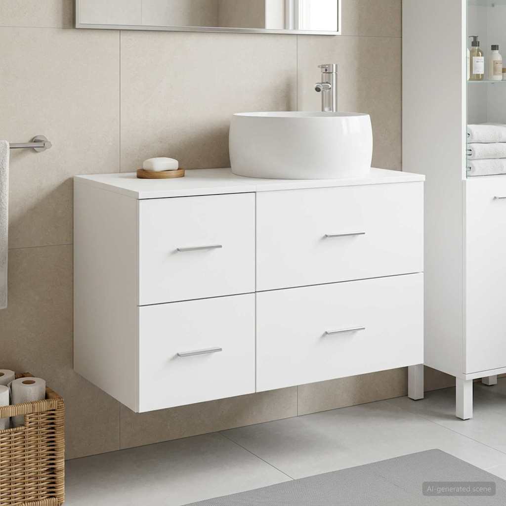 vidaXL Bathroom Cabinet Set 2 pcs 79.5 x 44.5 x 80 cm