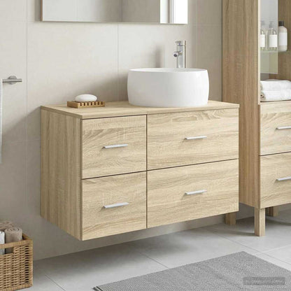 vidaXL Bathroom Cabinet Set 2 pcs 79.5 x 44.5 x 80 cm