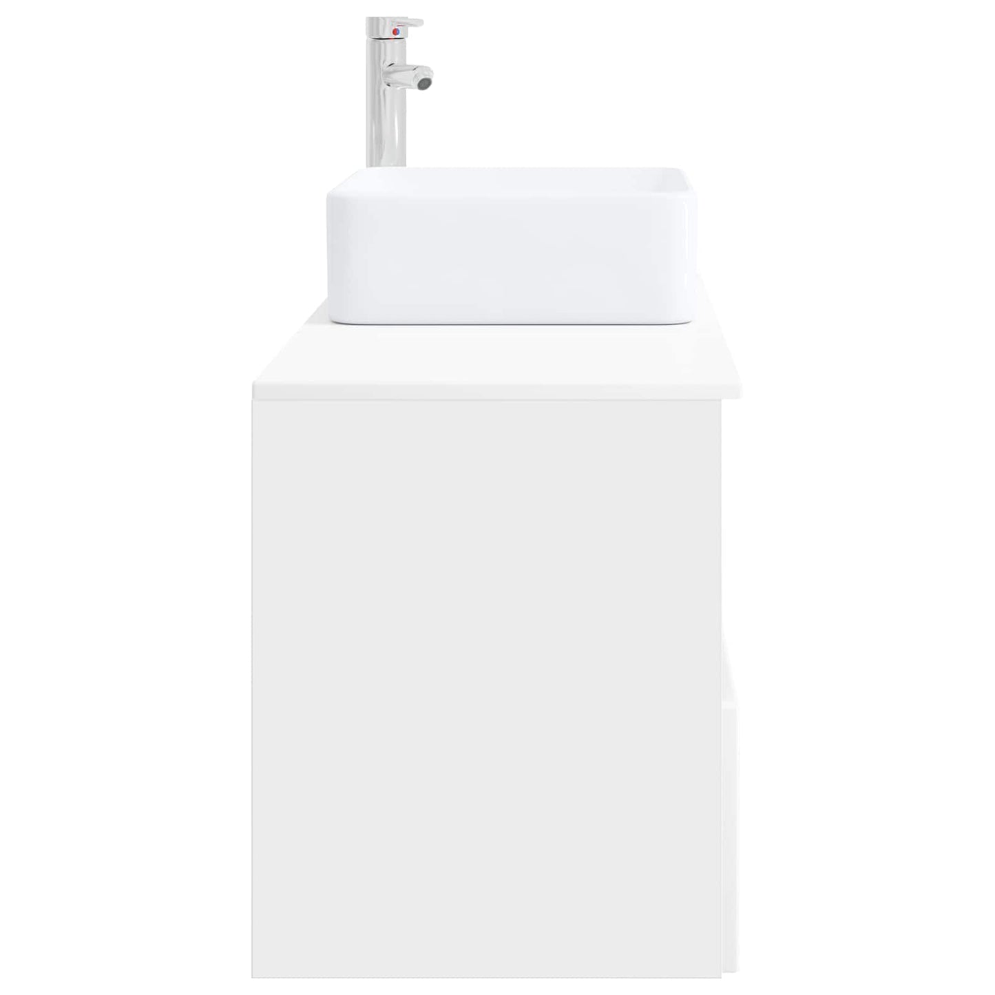 vidaXL Bathroom Furniture Set 2 pcs White Engineered Wood 5