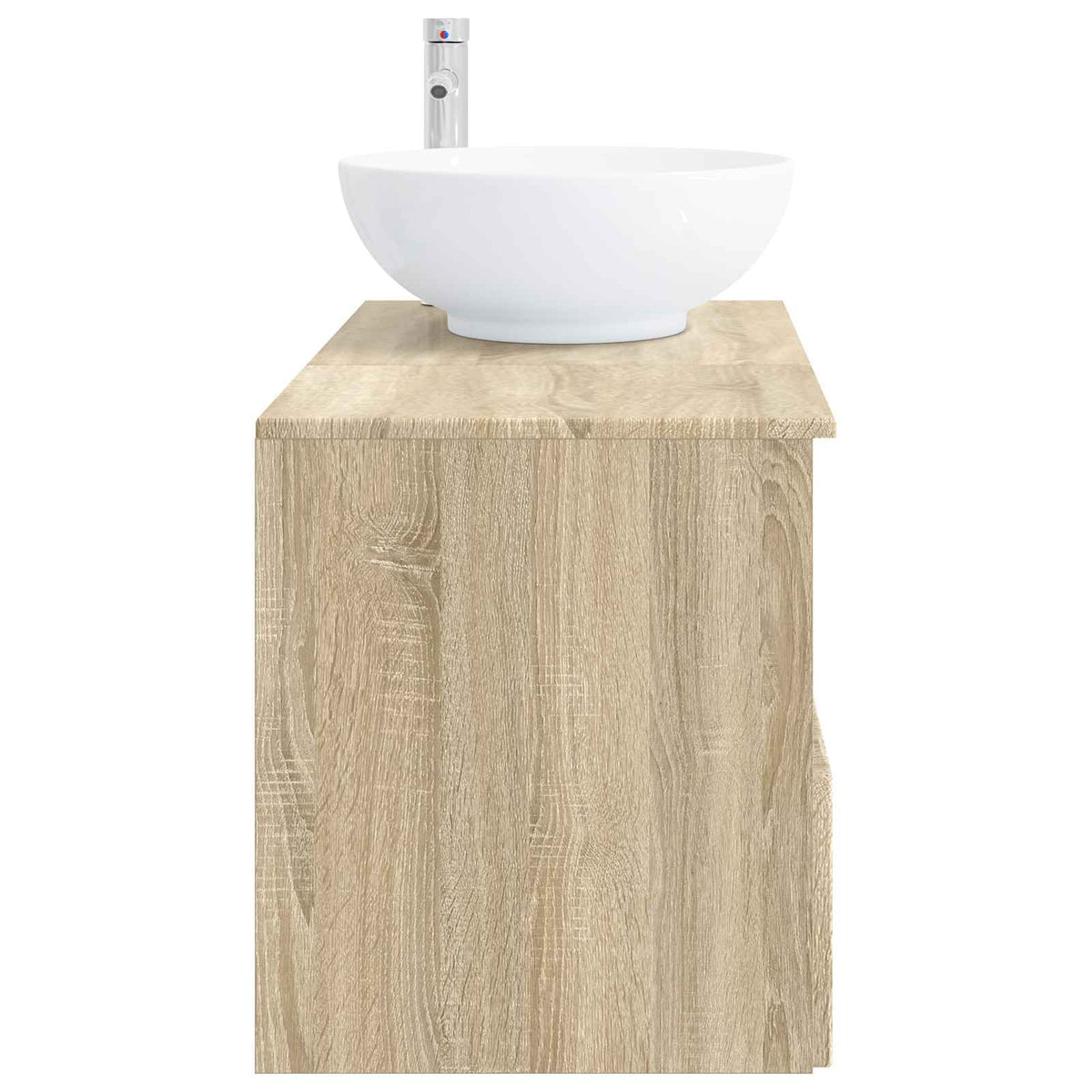 vidaXL Bathroom Furniture Set 2 pcs Sonoma Oak Engineered Wood 5
