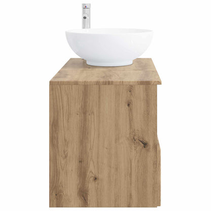 vidaXL Bathroom Furniture Set 2 pcs Artisan Oak Engineered Wood 5