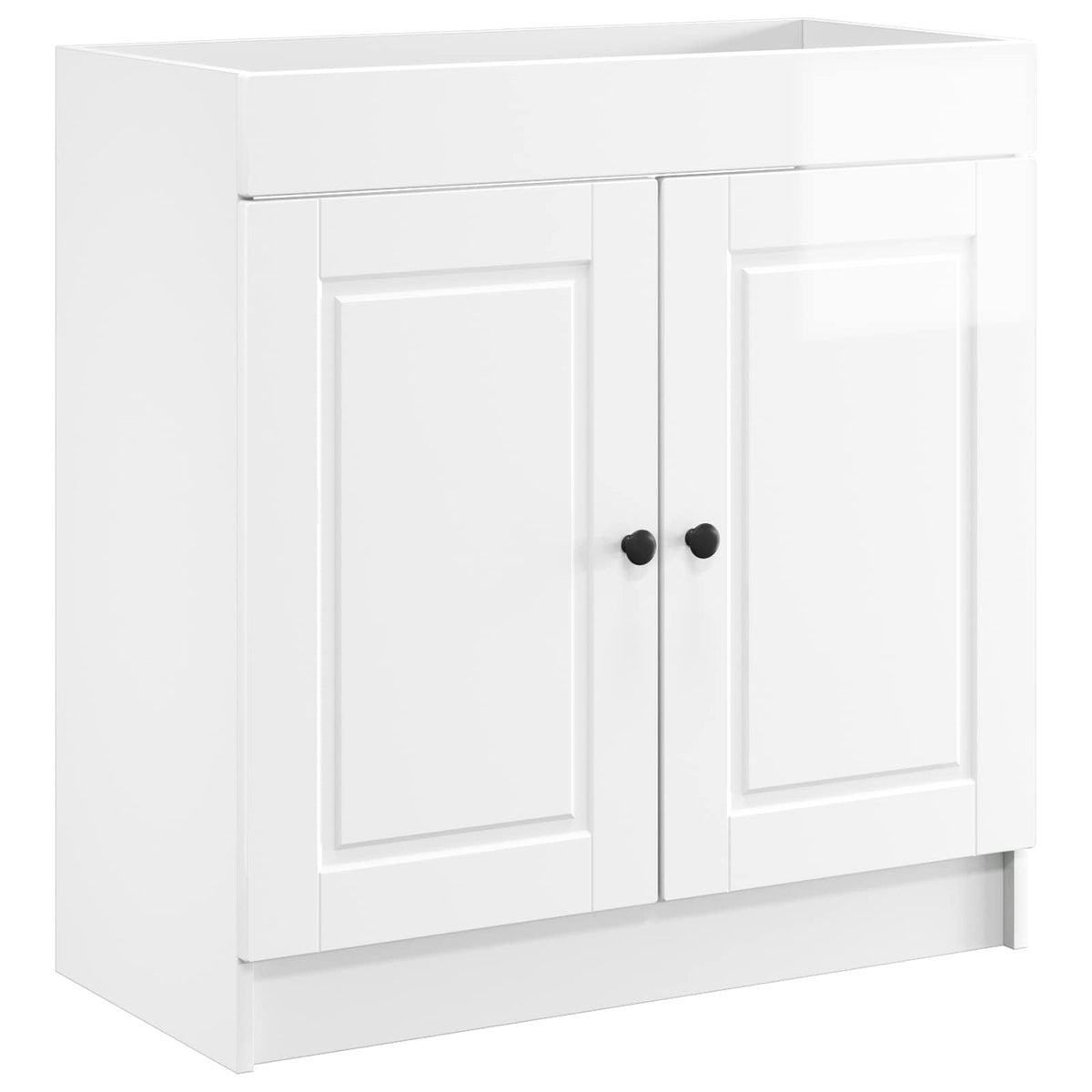 vidaXL Bathroom Furniture Set High Gloss White 56 x 37.5 x 81 cm 4