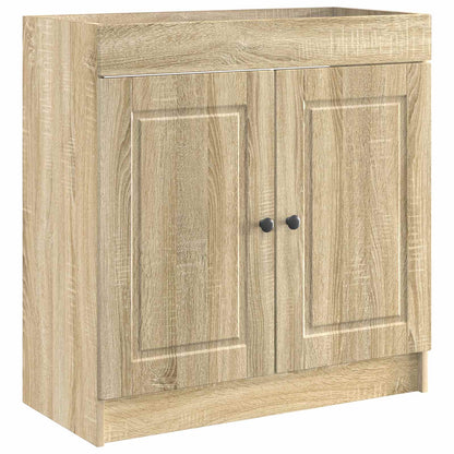 vidaXL Bathroom Furniture Set Sonoma Oak 78.5 x 37.5 x 81 cm 4