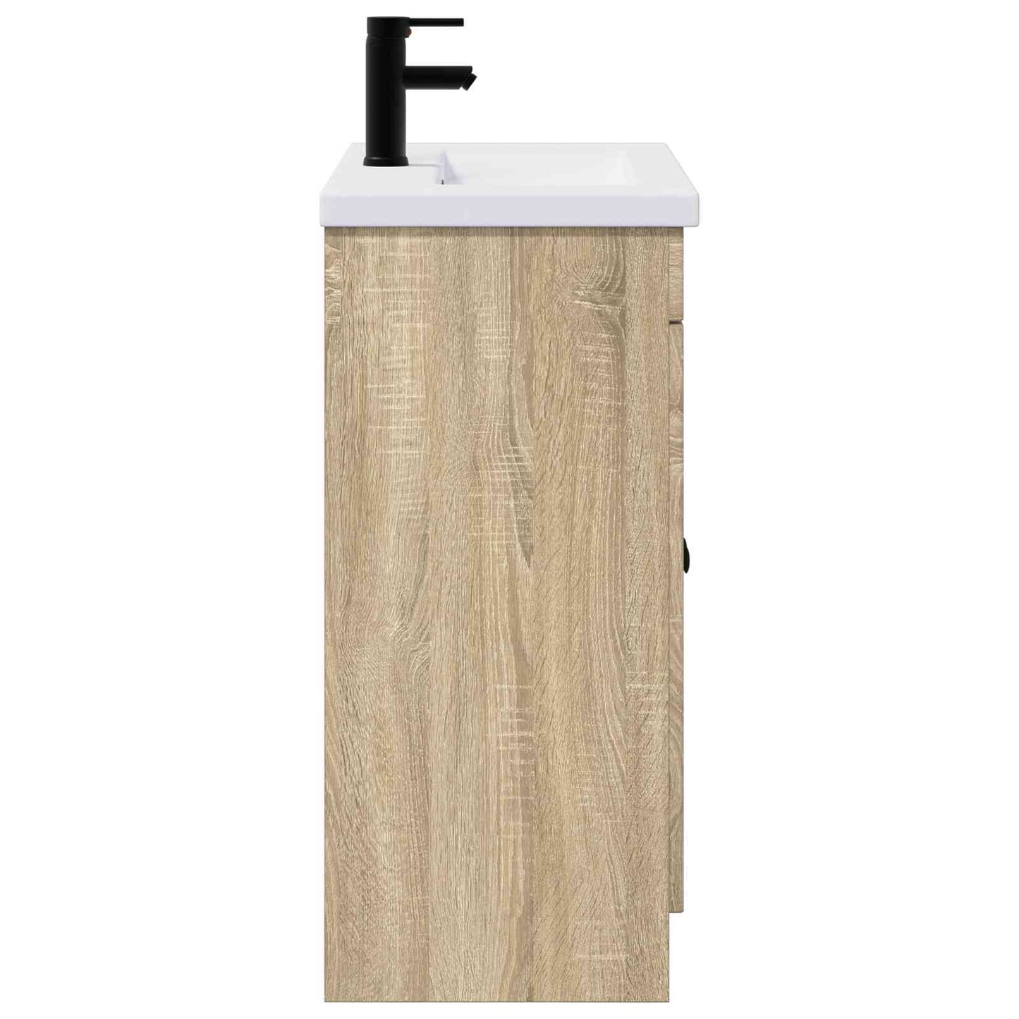 vidaXL Bathroom Furniture Set Sonoma Oak 78.5 x 37.5 x 81 cm 6