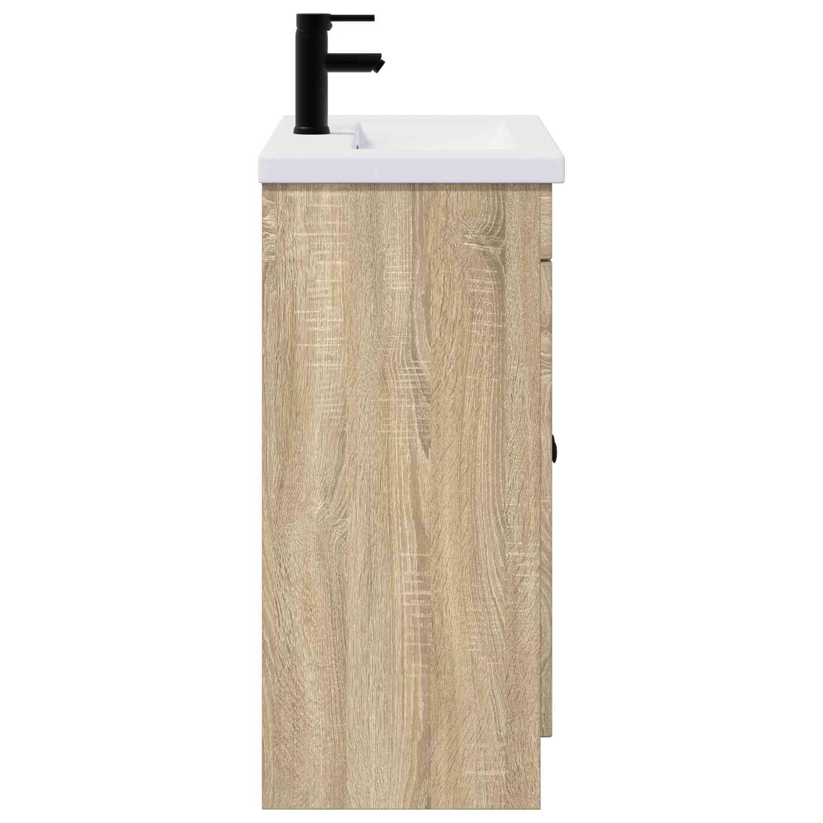 vidaXL Bathroom Furniture Set Sonoma Oak 78.5 x 37.5 x 81 cm 6