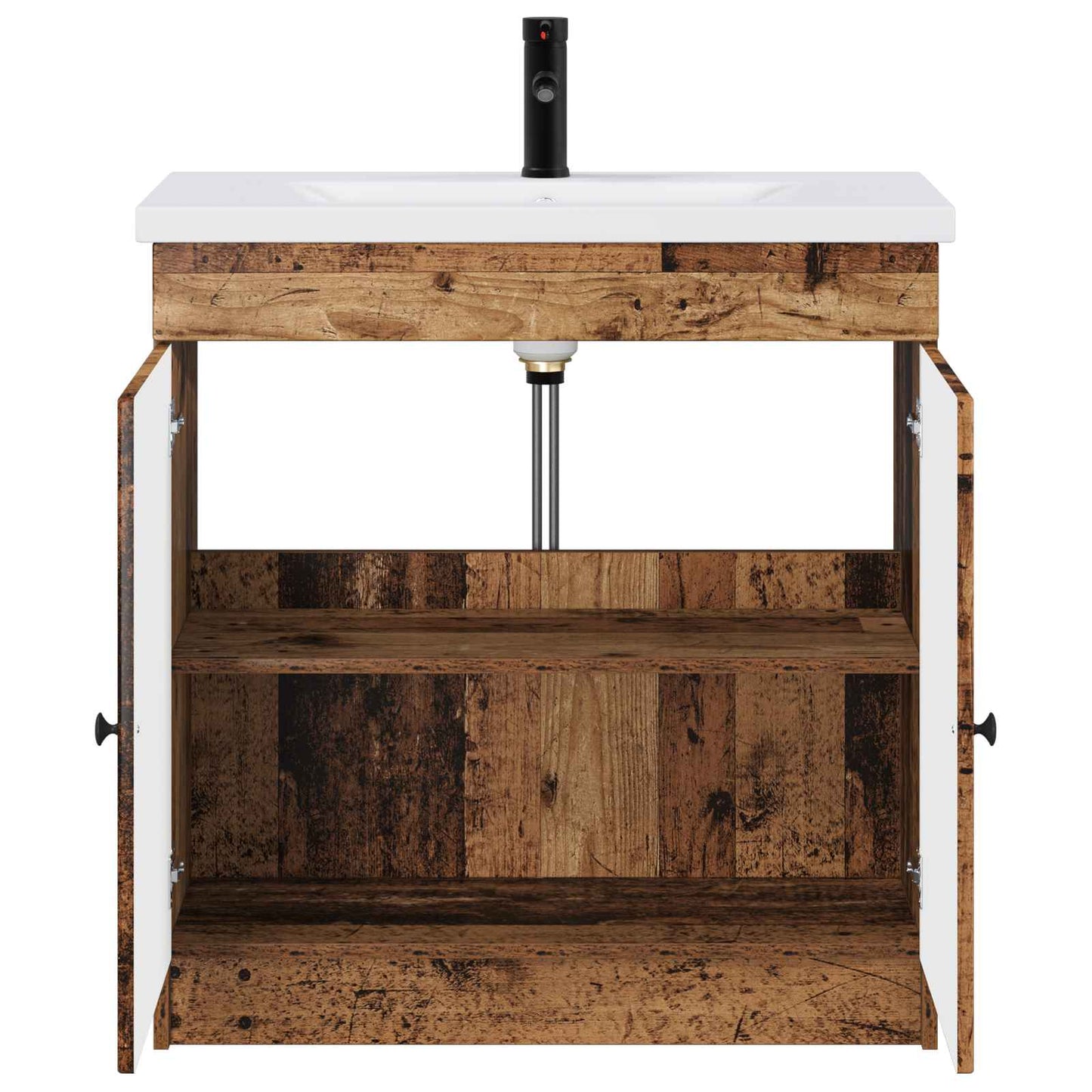 vidaXL Bathroom Furniture Set Old Wood 78.5 x 37.5 x 81 cm 3