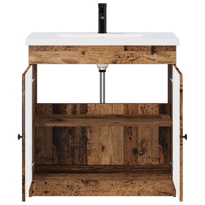 vidaXL Bathroom Furniture Set Old Wood 78.5 x 37.5 x 81 cm 3