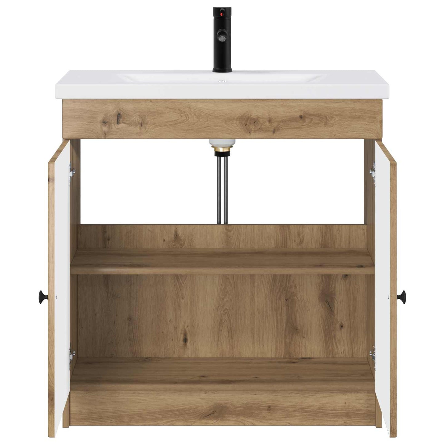 vidaXL Bathroom Furniture Set Artisan Oak 78.5 x 37.5 x 81 cm 3