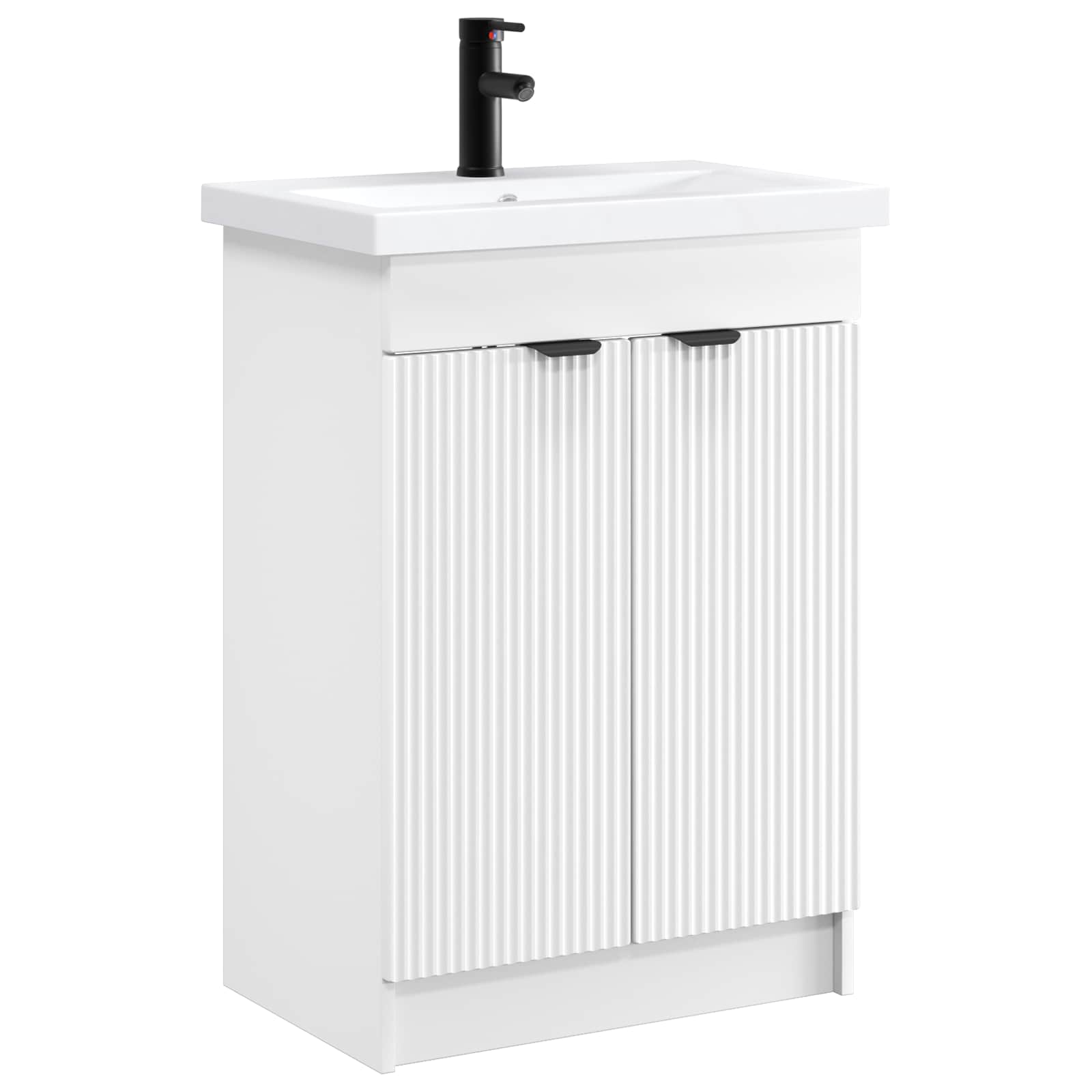vidaXL Bathroom Furniture Set White 78.5 x 37.5 x 81 cm 2