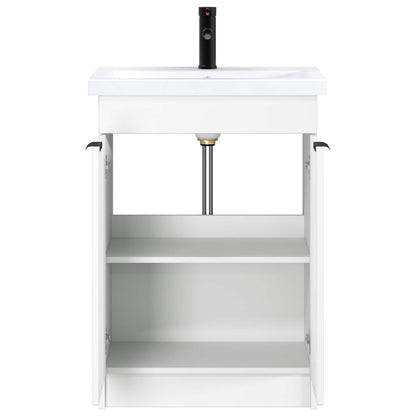 vidaXL Bathroom Furniture Set White 78.5 x 37.5 x 81 cm 3