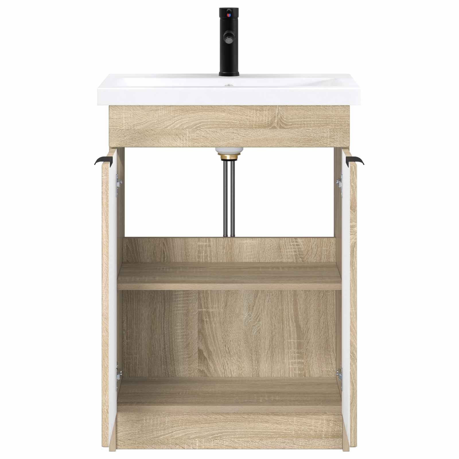 vidaXL Bathroom Furniture Set Sonoma Oak 78.5 x 37.5 x 81 cm 3