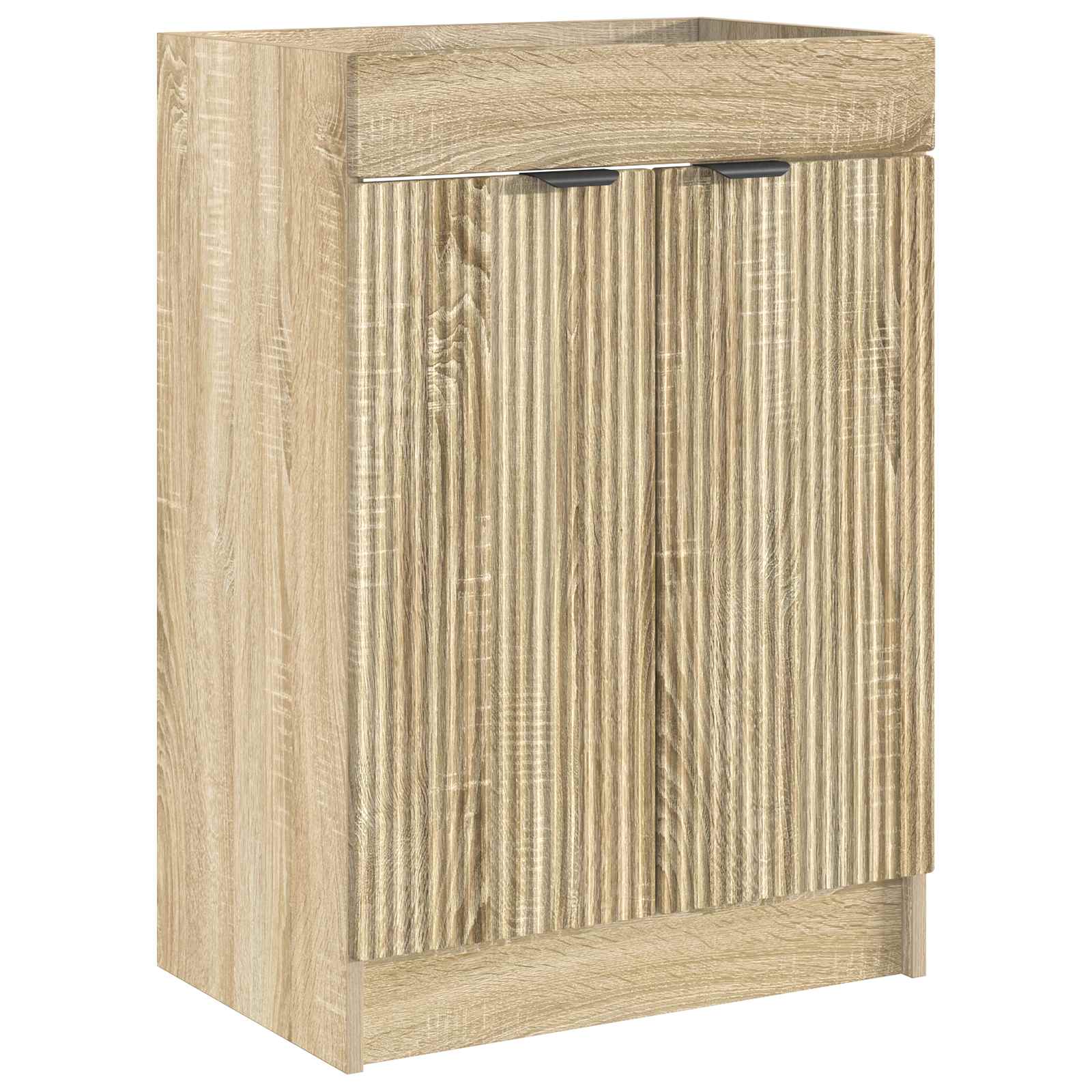 vidaXL Bathroom Furniture Set Sonoma Oak 78.5 x 37.5 x 81 cm 4