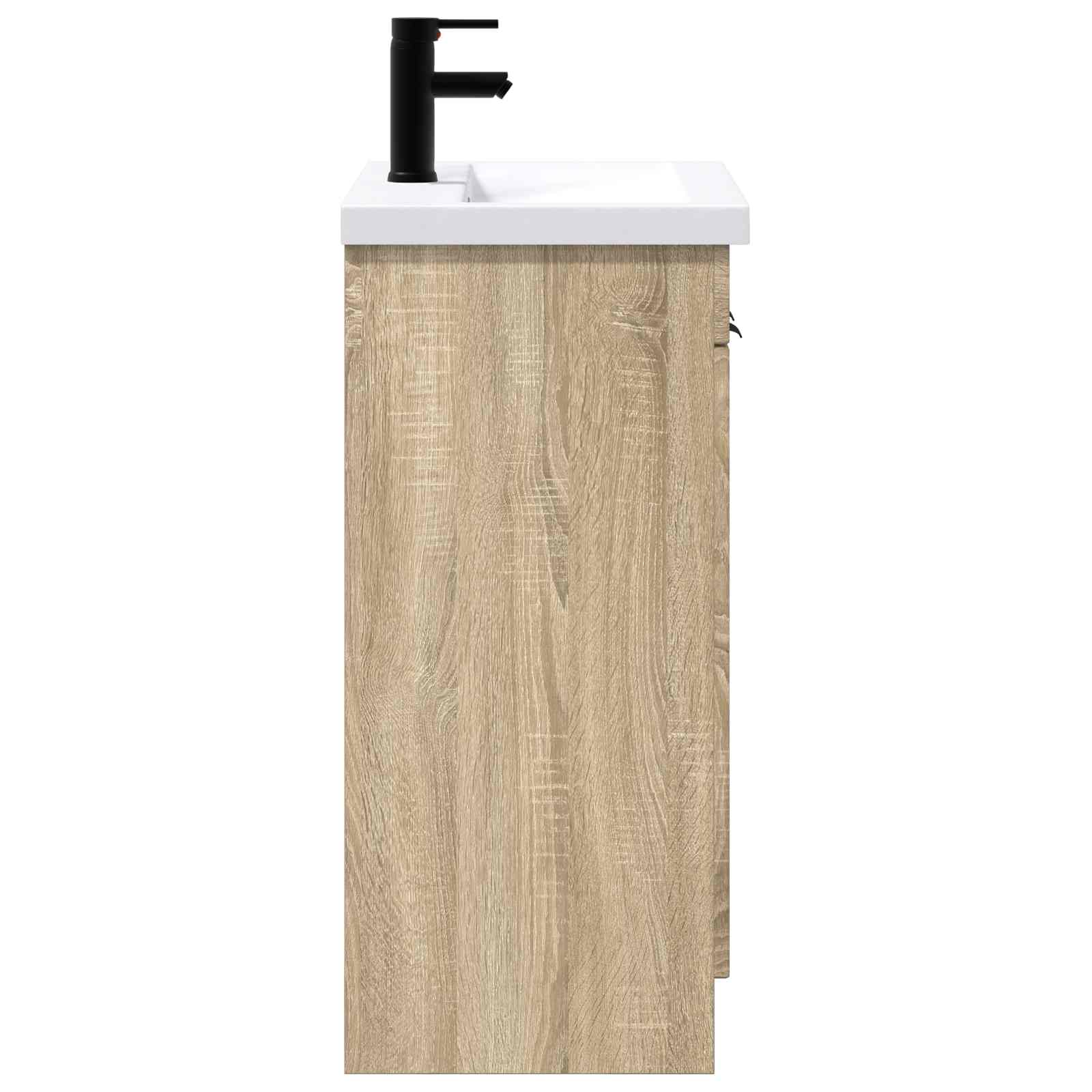 vidaXL Bathroom Furniture Set Sonoma Oak 78.5 x 37.5 x 81 cm 6
