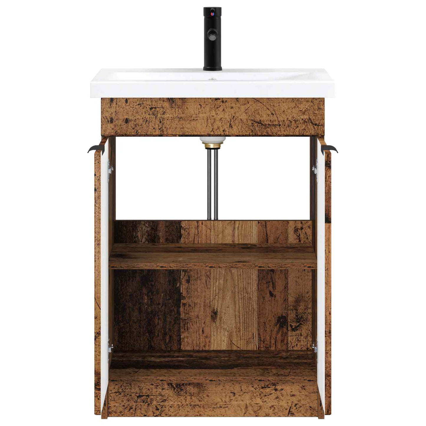 vidaXL Bathroom Furniture Set Old Wood 78.5 x 37.5 x 81 cm 3