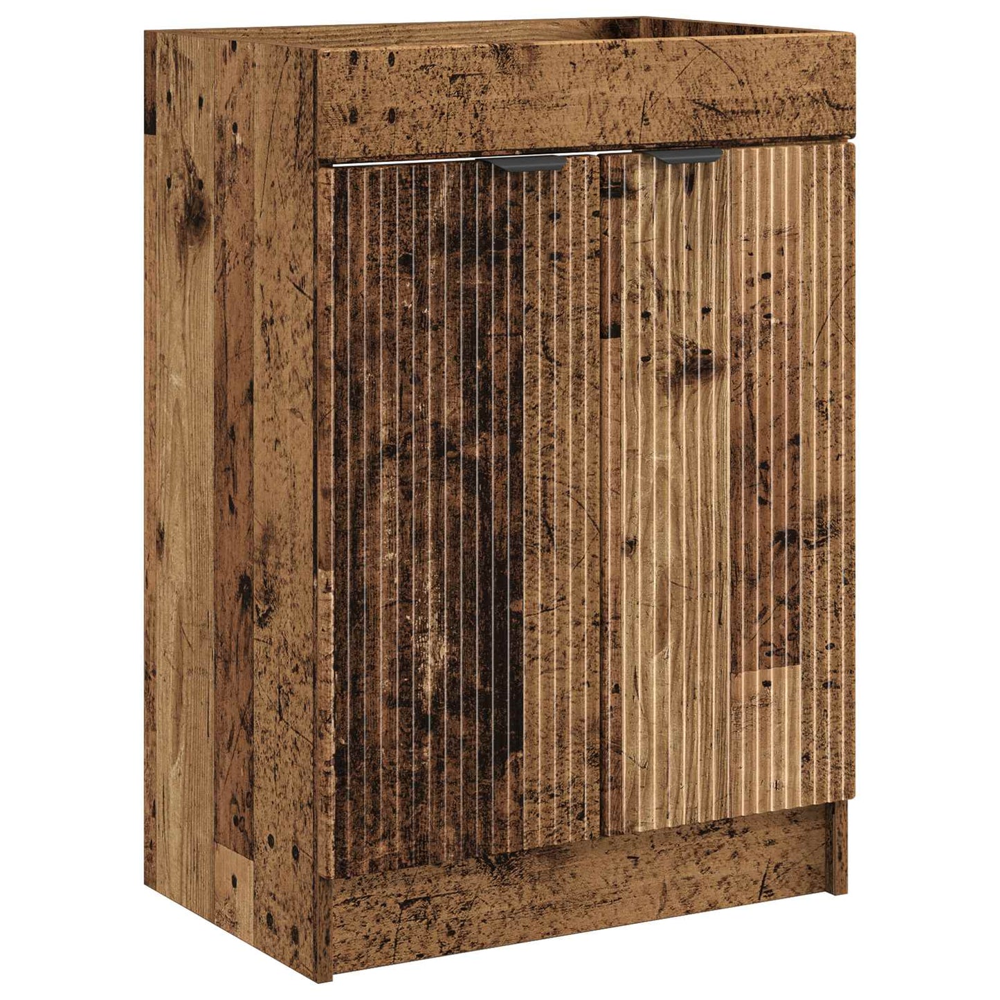 vidaXL Bathroom Furniture Set Old Wood 78.5 x 37.5 x 81 cm 4