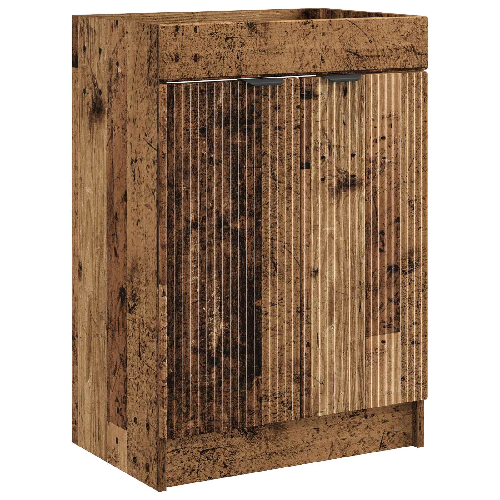 vidaXL Bathroom Furniture Set Old Wood 78.5 x 37.5 x 81 cm 4