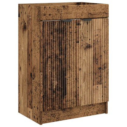 vidaXL Bathroom Furniture Set Old Wood 78.5 x 37.5 x 81 cm 4