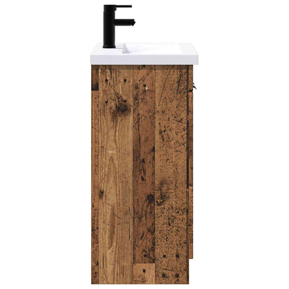 vidaXL Bathroom Furniture Set Old Wood 78.5 x 37.5 x 81 cm 6