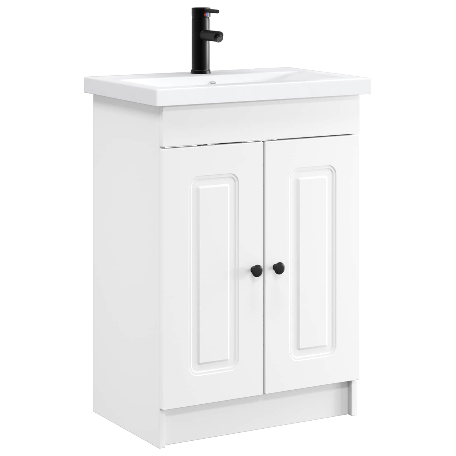 vidaXL Bathroom Furniture Set White 78.5 x 37.5 x 81 cm 2