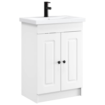 vidaXL Bathroom Furniture Set White 78.5 x 37.5 x 81 cm 2